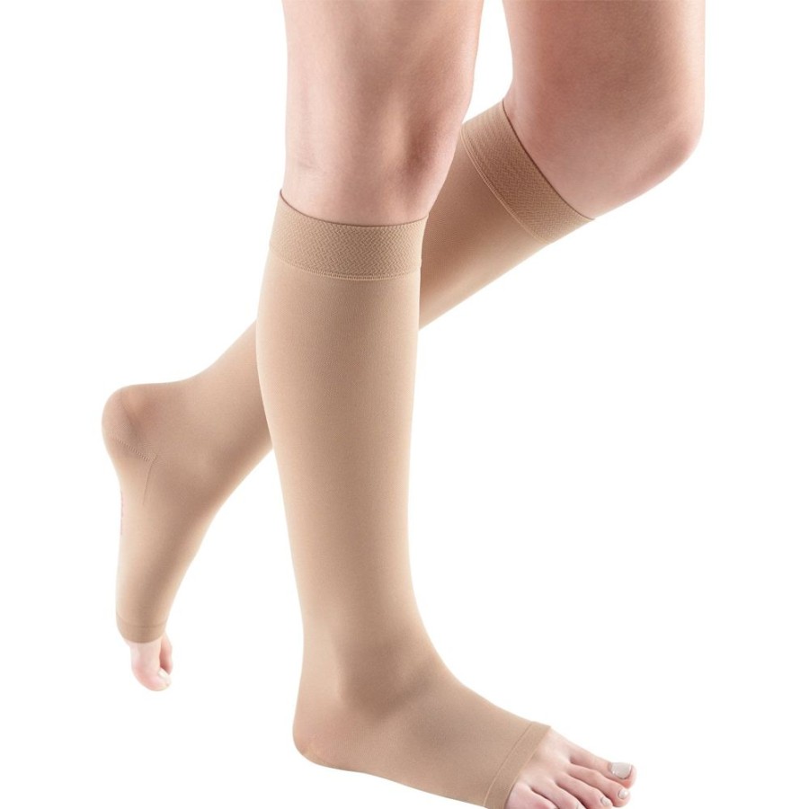 Wide & Full Calf Mediven | Mediven Comfort Knee High 20-30 Mmhg, Open Toe