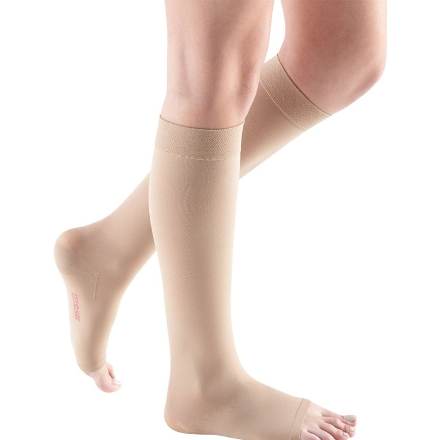 Wide & Full Calf Mediven | Mediven Comfort Knee High 20-30 Mmhg, Open Toe