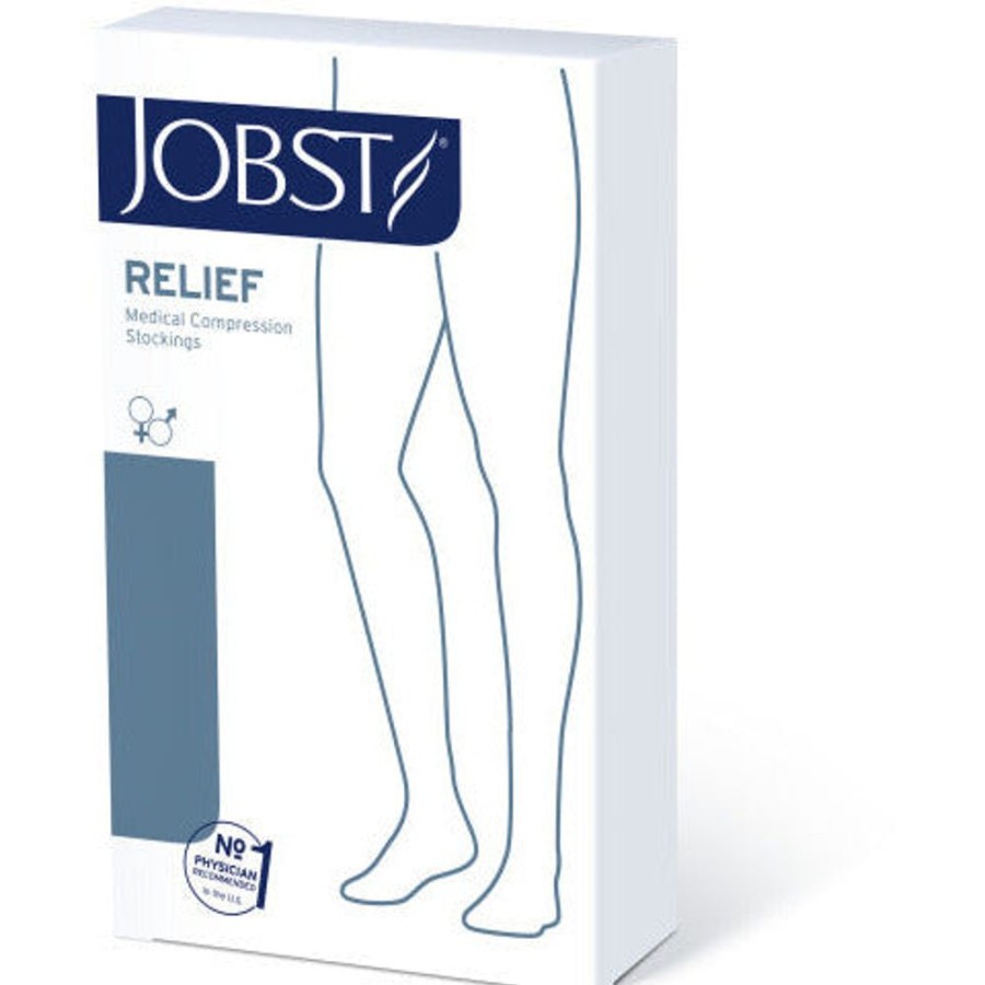 Men Jobst | Jobst® Relief Waist High 30-40 Mmhg, Open Toe Beige