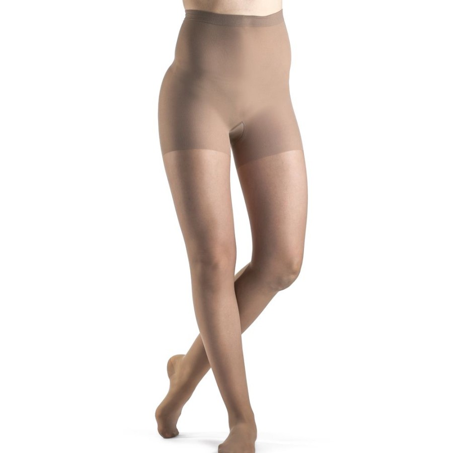 Wide & Full Calf Sigvaris | Sigvaris Sheer Fashion Women'S Pantyhose 15-20 Mmhg