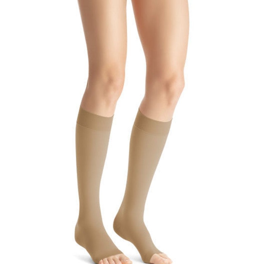 Wide & Full Calf Jobst | Jobst® Opaque Softfit Women'S Knee High 20-30 Mmhg, Open Toe