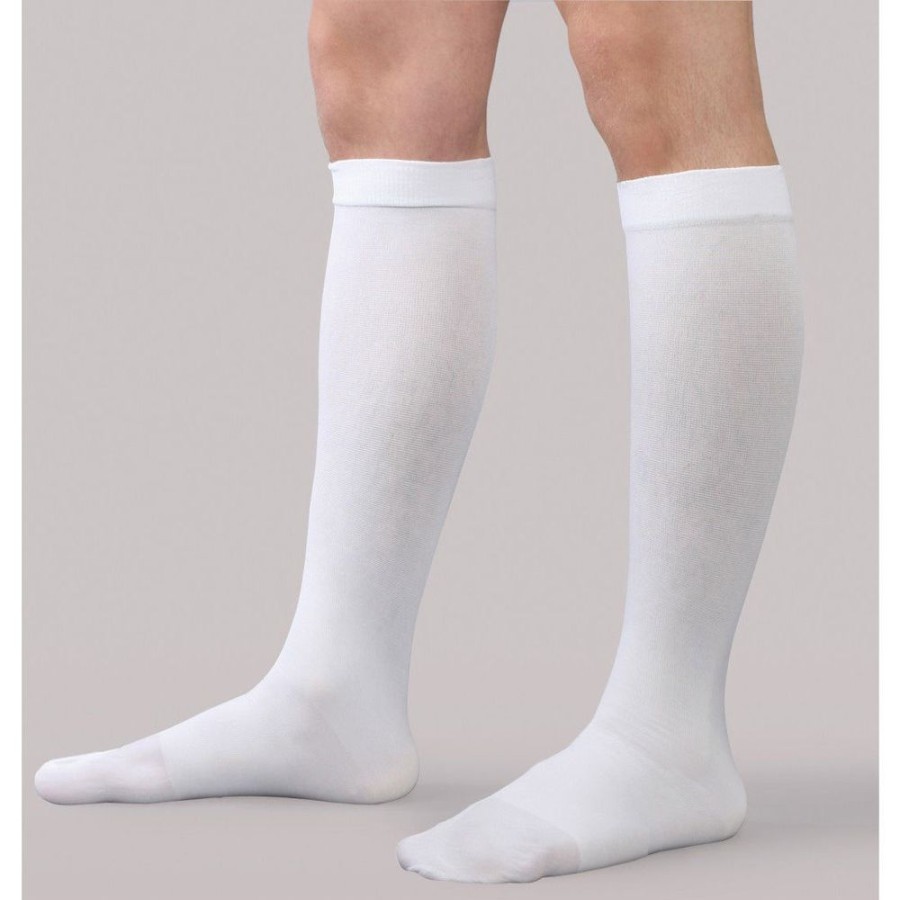 Anti-Embolism Stockings Therafirm | Therafirm® Anti-Embolism Knee High 18 Mmhg White