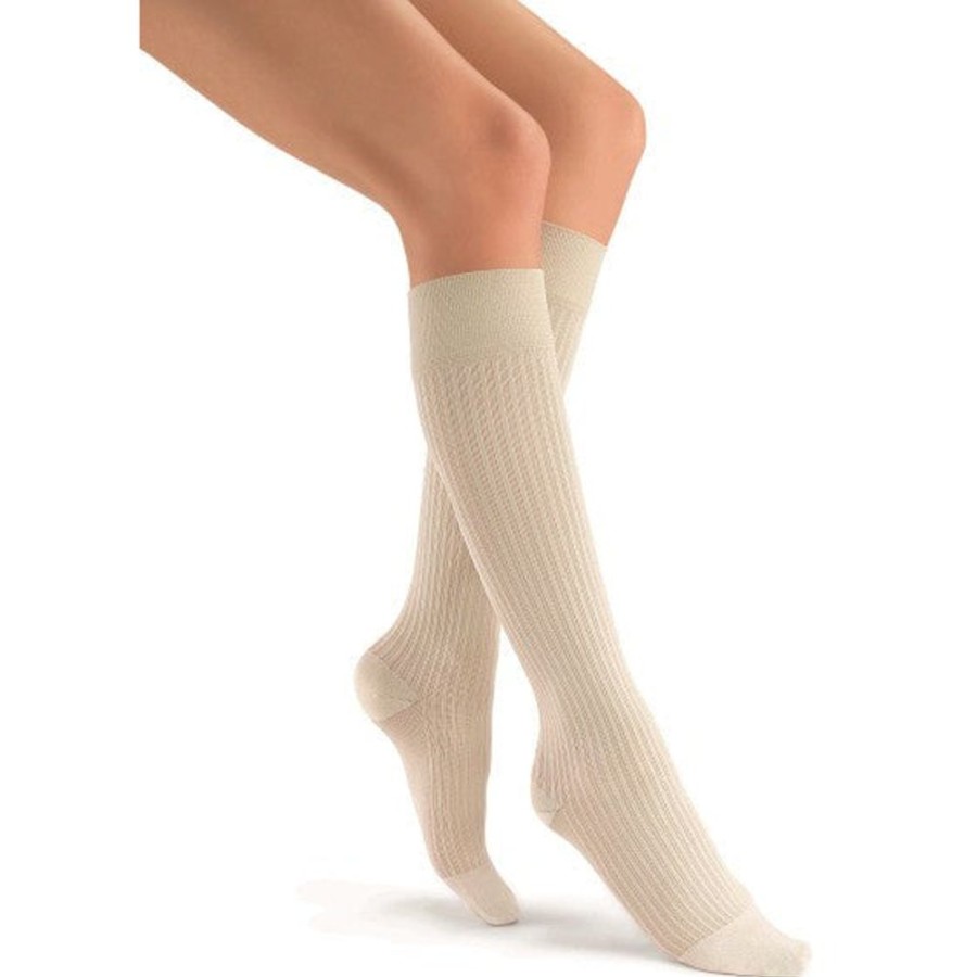 Travel Socks & Stockings Jobst | Jobst® Sosoft Women'S Knee High 15-20 Mmhg, Ribbed