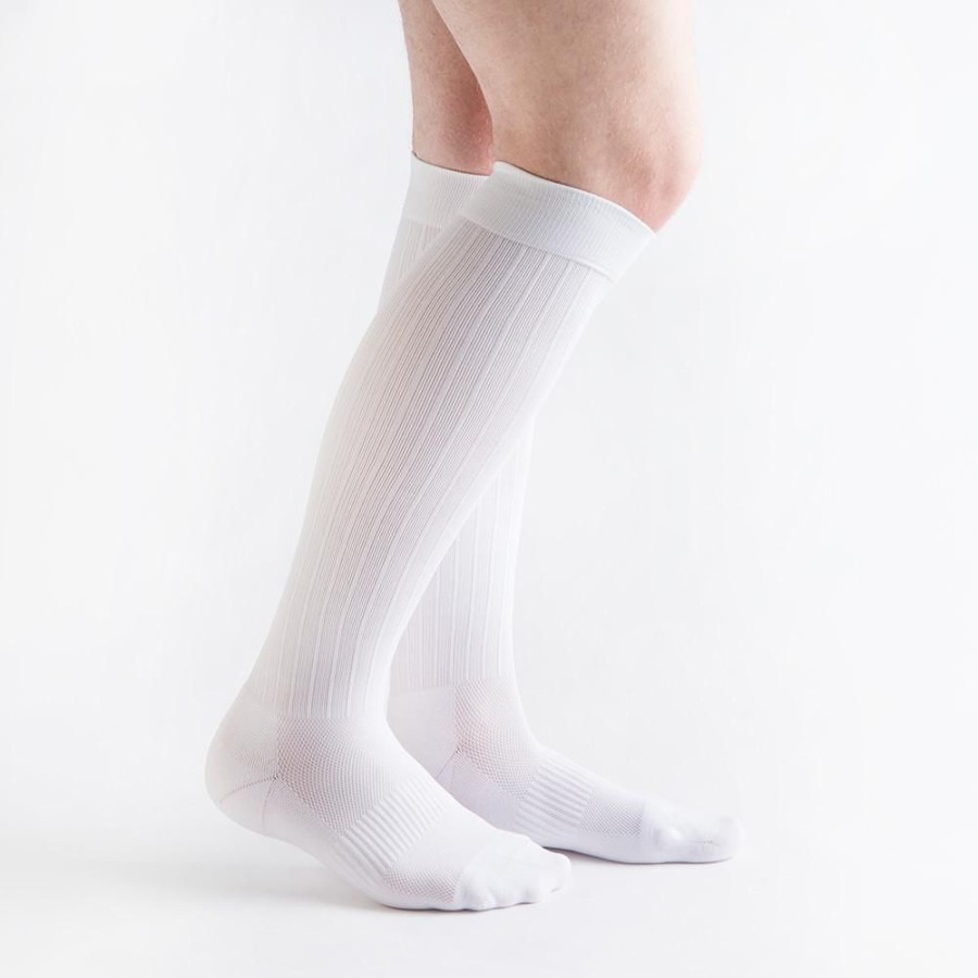 Men Venactive | Venactive Men'S Cushion Rib 15-20 Mmhg Compression Sock