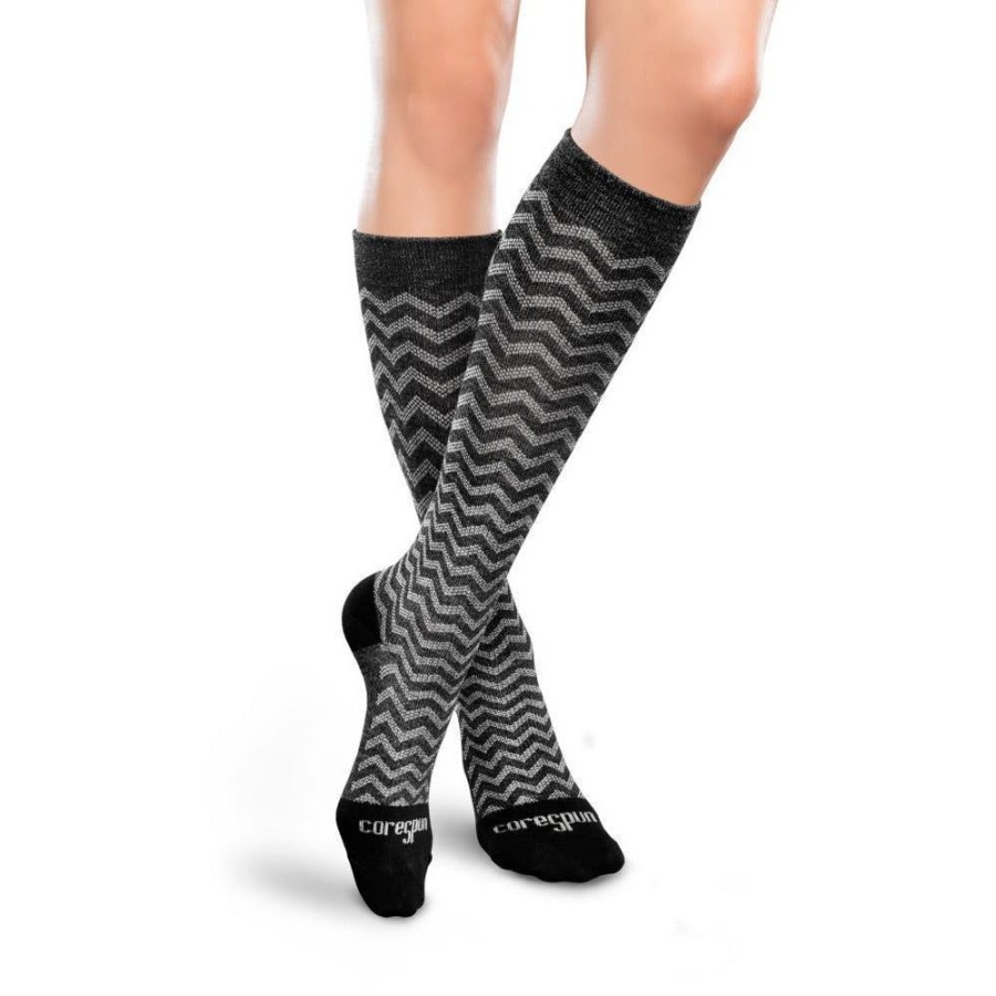 Men Therafirm | Therafirm® Core-Spun Knee High 10-15 Mmhg, Patterned