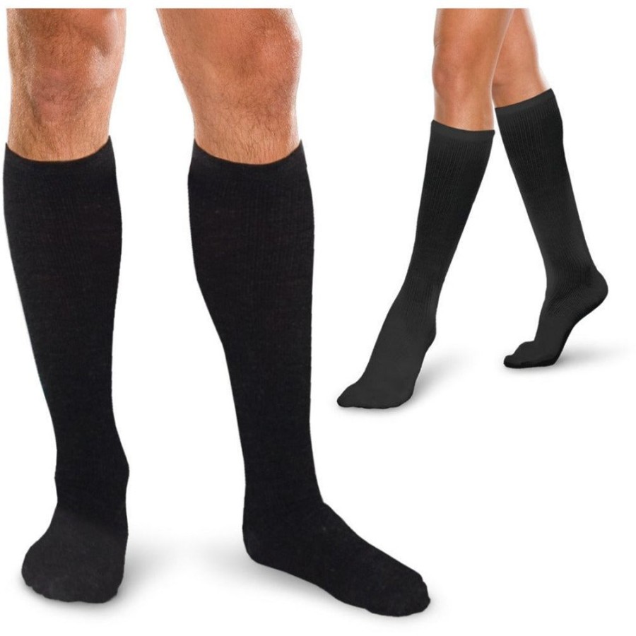 Travel Socks & Stockings Therafirm | Therafirm® Core-Spun Knee High 15-20 Mmhg