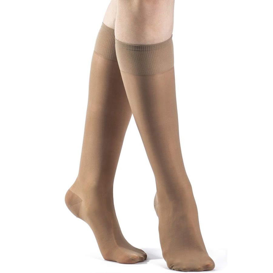 Wide & Full Calf Sigvaris | Sigvaris Sheer Fashion Women'S Knee High 15-20 Mmhg