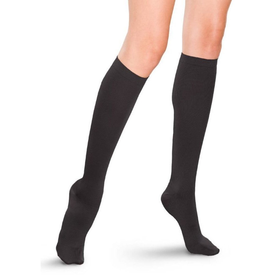 Wide & Full Calf Therafirm | Therafirm® Women'S Knee High 20-30 Mmhg, Ribbed