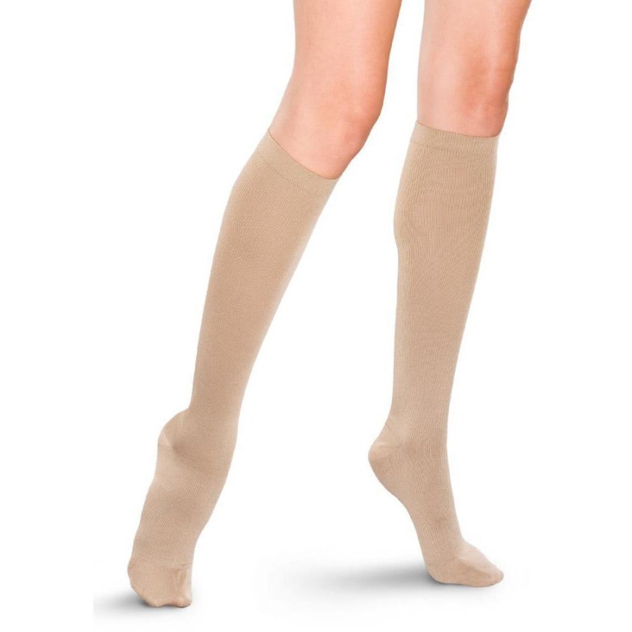 Wide & Full Calf Therafirm | Therafirm® Women'S Knee High 20-30 Mmhg, Ribbed