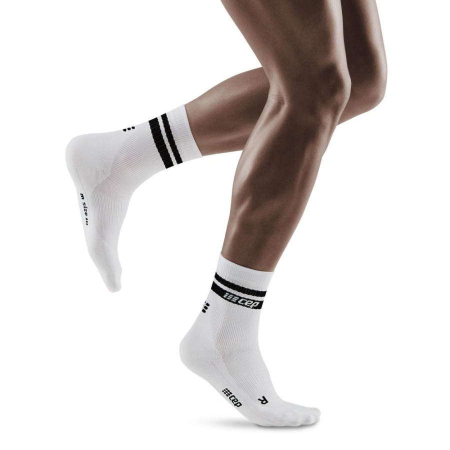 Athletic Compression Socks CEP | Cep 80'S Mid Cut Compression Socks, Men