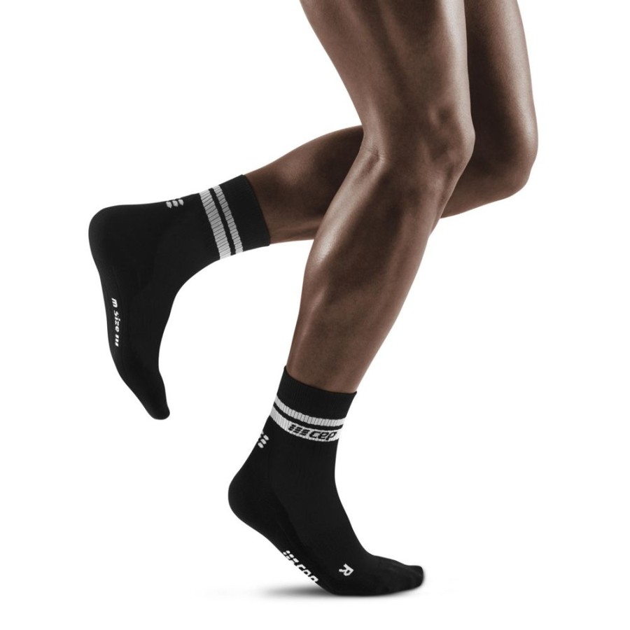 Athletic Compression Socks CEP | Cep 80'S Mid Cut Compression Socks, Men