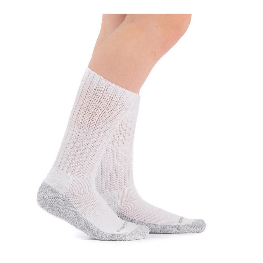 Wide & Full Calf Doc Ortho | Doc Ortho Casual Comfort Antimicrobial Diabetic Crew Socks