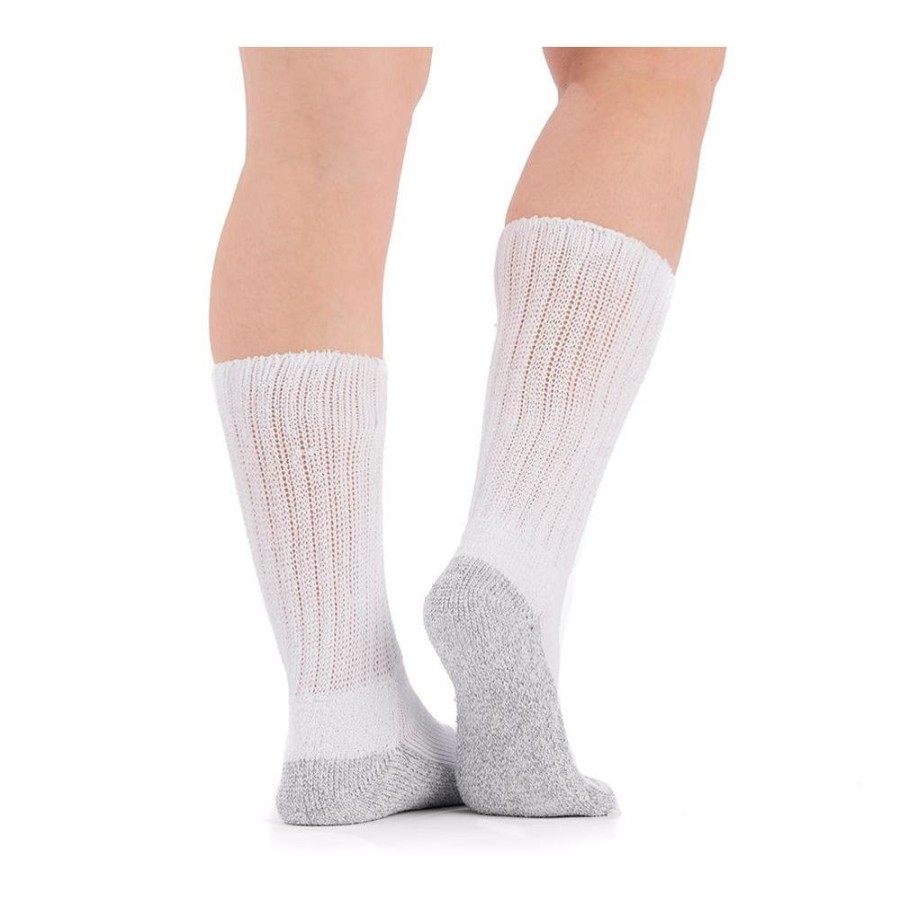 Wide & Full Calf Doc Ortho | Doc Ortho Casual Comfort Antimicrobial Diabetic Crew Socks