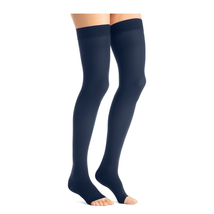 Maternity Support Jobst | Jobst® Opaque Women'S Thigh High 15-20 Mmhg, Open Toe, Maternity