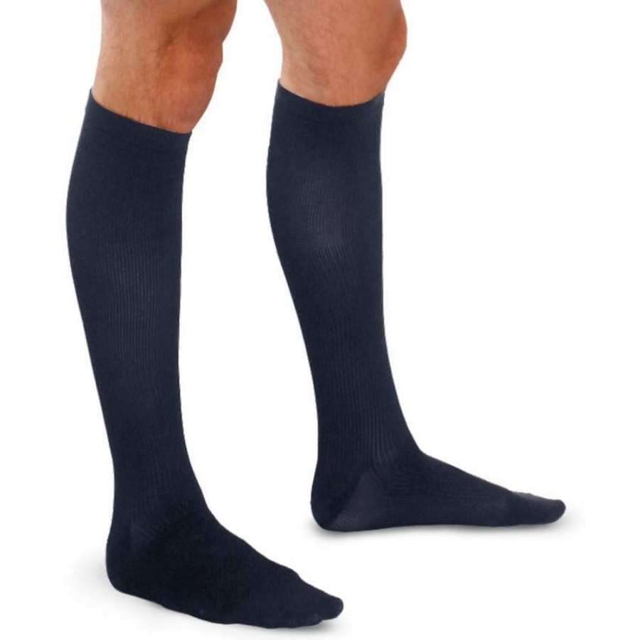 Men Therafirm | Therafirmlight® Men'S Knee High 10-15 Mmhg, Clearance Navy