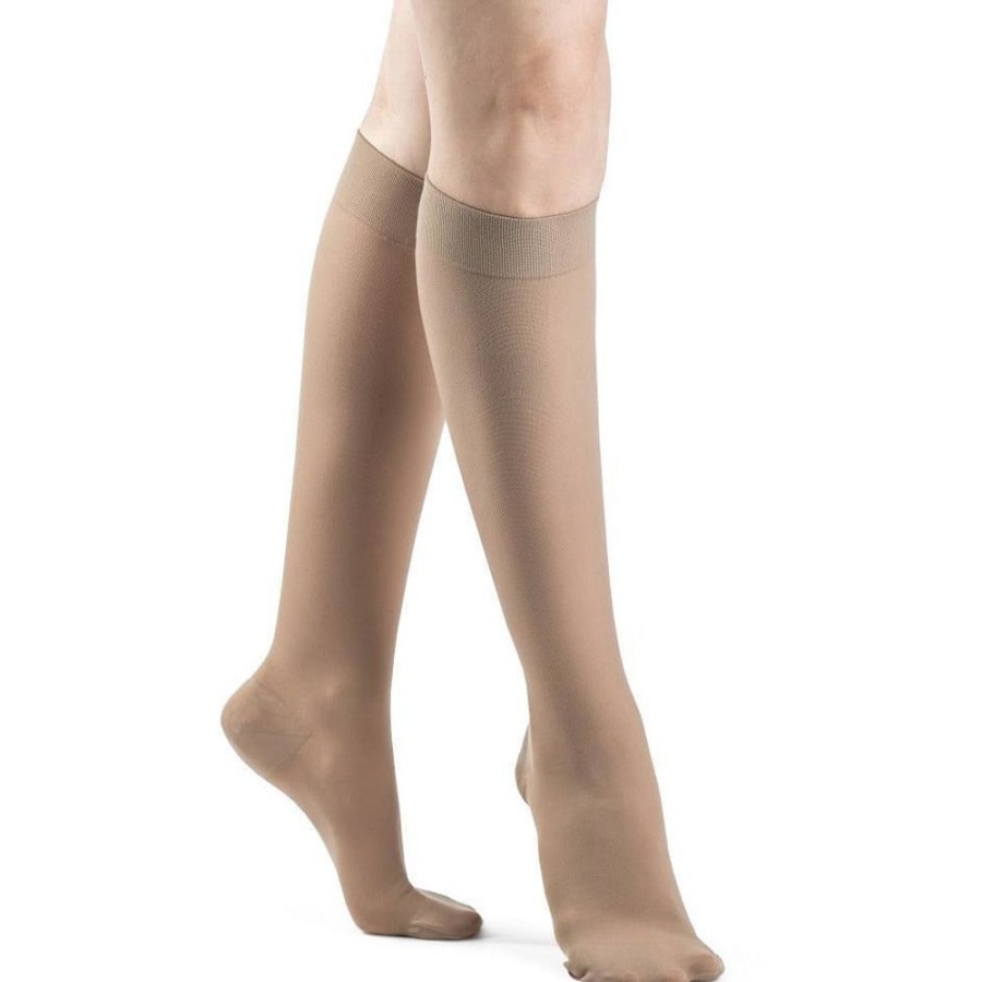 Wide & Full Calf Sigvaris | Dynaven Opaque Women'S Knee High 20-30 Mmhg