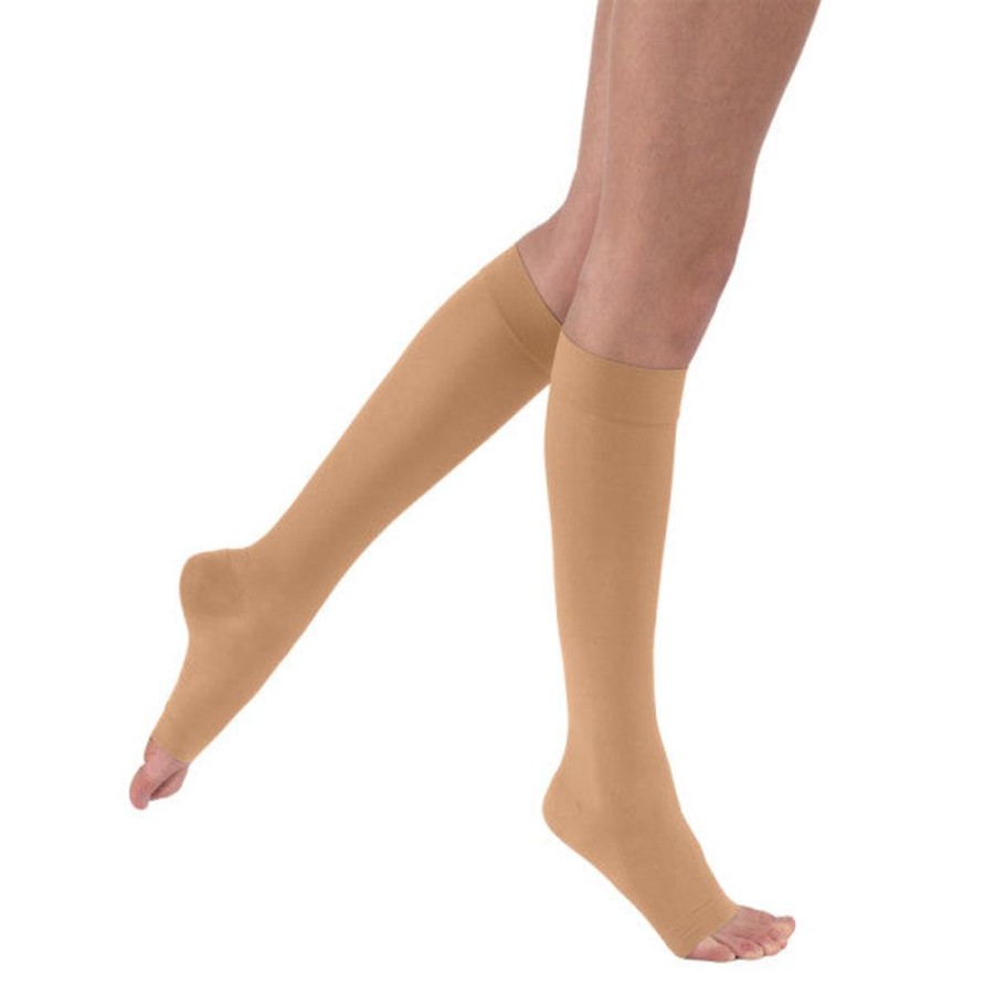 Wide & Full Calf Jobst | Jobst® Ultrasheer Women'S Knee High 15-20 Mmhg, Open Toe