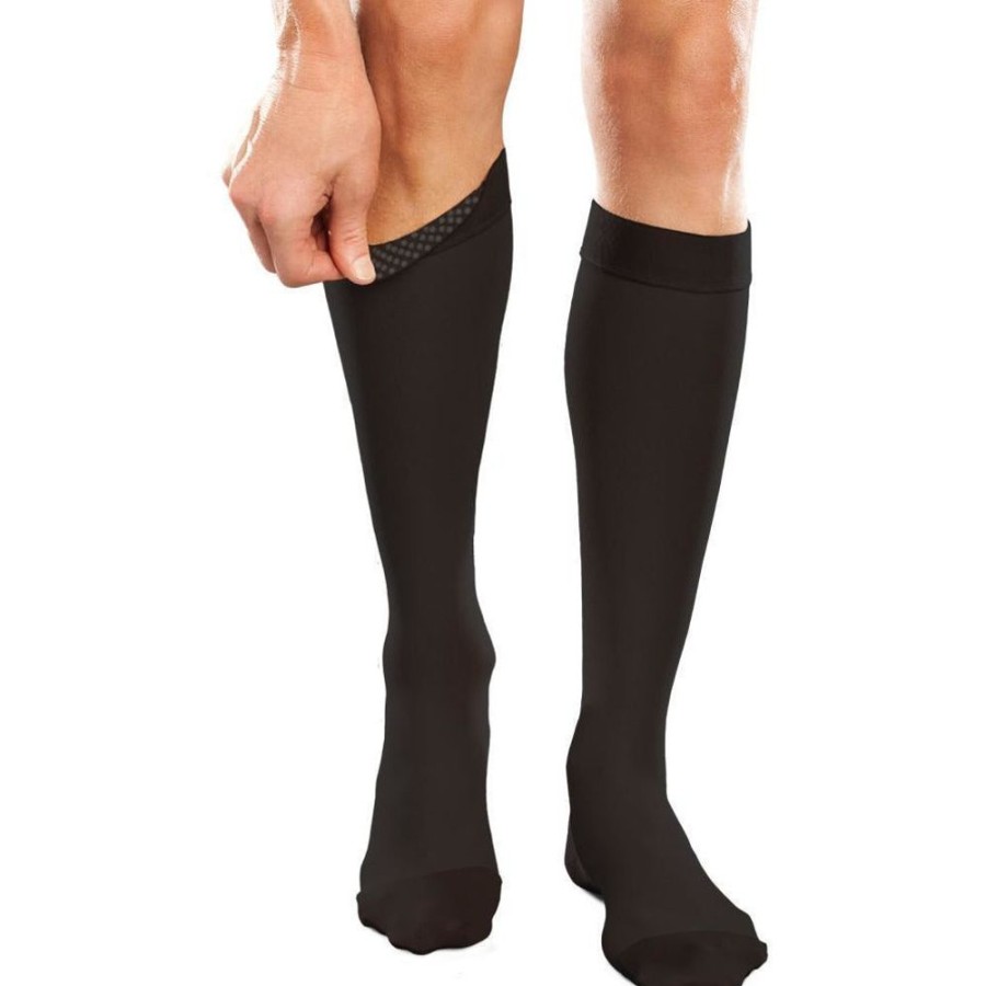 Knee High W/ Silicone Therafirm | Therafirm® Ease Opaque Knee High 20-30 Mmhg W/ Silicone Band