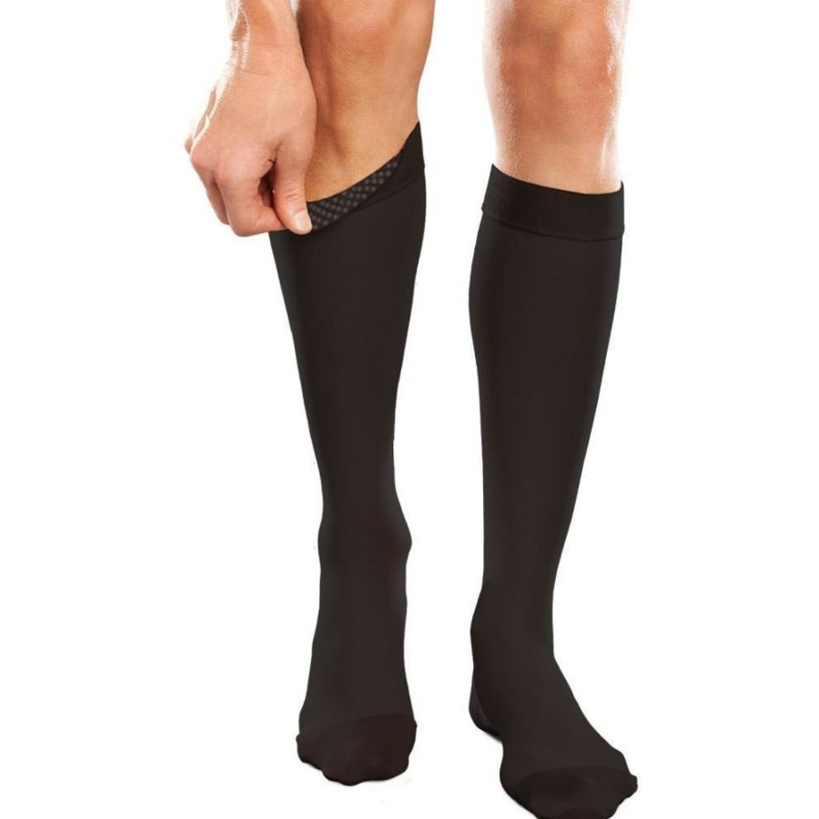 Knee High W/ Silicone Therafirm | Therafirm® Ease Opaque Knee High 30-40 Mmhg W/ Silicone Band