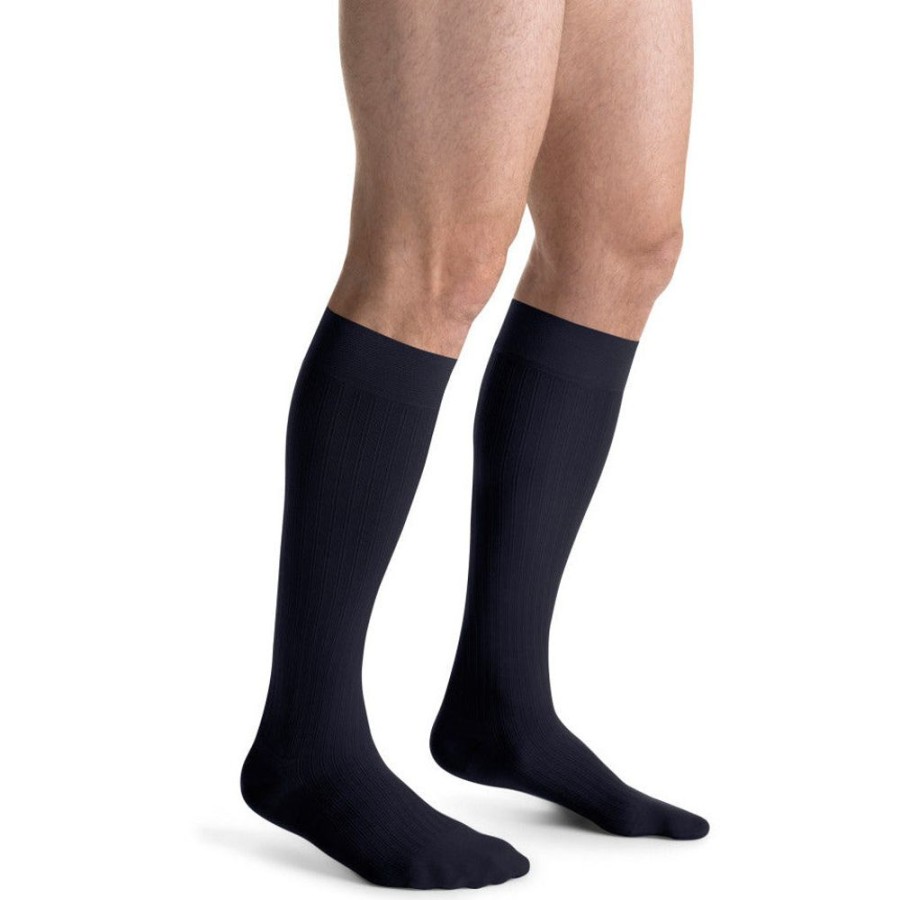 Travel Socks & Stockings Jobst | Jobst® Formen Ambition Knee High 15-20 Mmhg Navy