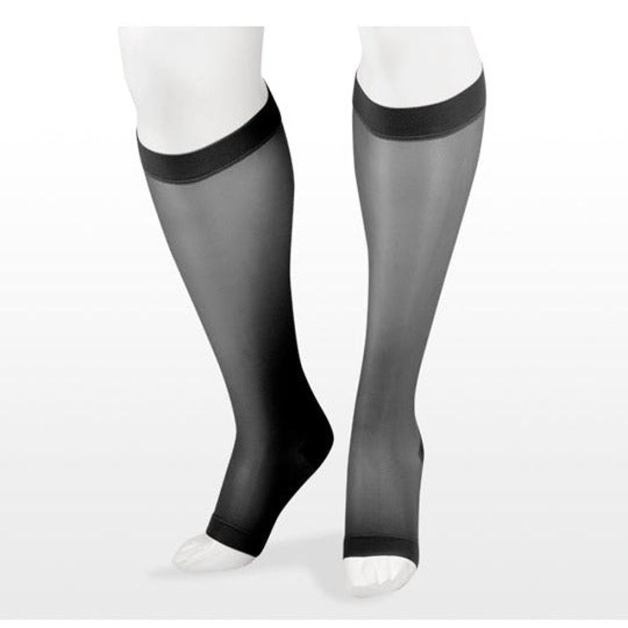 Wide & Full Calf Juzo | Juzo Naturally Sheer Knee High 20-30 Mmhg, Open Toe