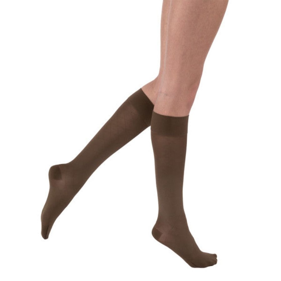 Travel Socks & Stockings Jobst | Jobst® Ultrasheer Women'S Knee High 15-20 Mmhg, Diamond Pattern