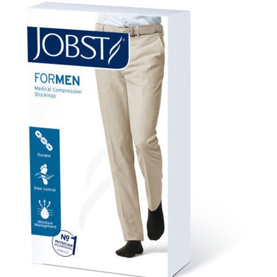 Men Jobst | Jobst® Formen Knee High 20-30 Mmhg, Open Toe Black