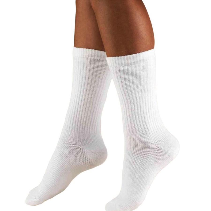 Men Truform | Truform® Men'S Crew Sock 15-20 Mmhg