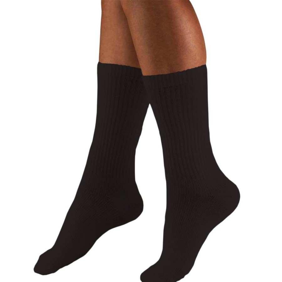 Men Truform | Truform® Men'S Crew Sock 15-20 Mmhg