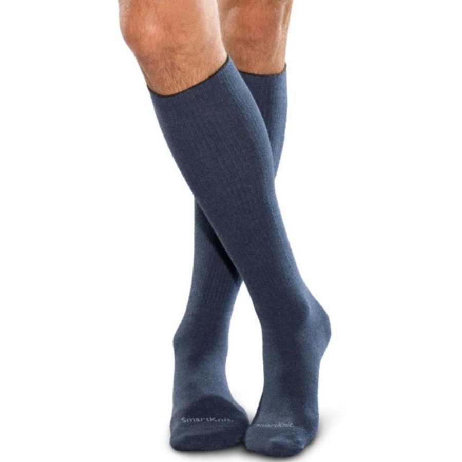 Men SmartKnit | Smartknit® Seamless Diabetic Socks, Over-The-Calf