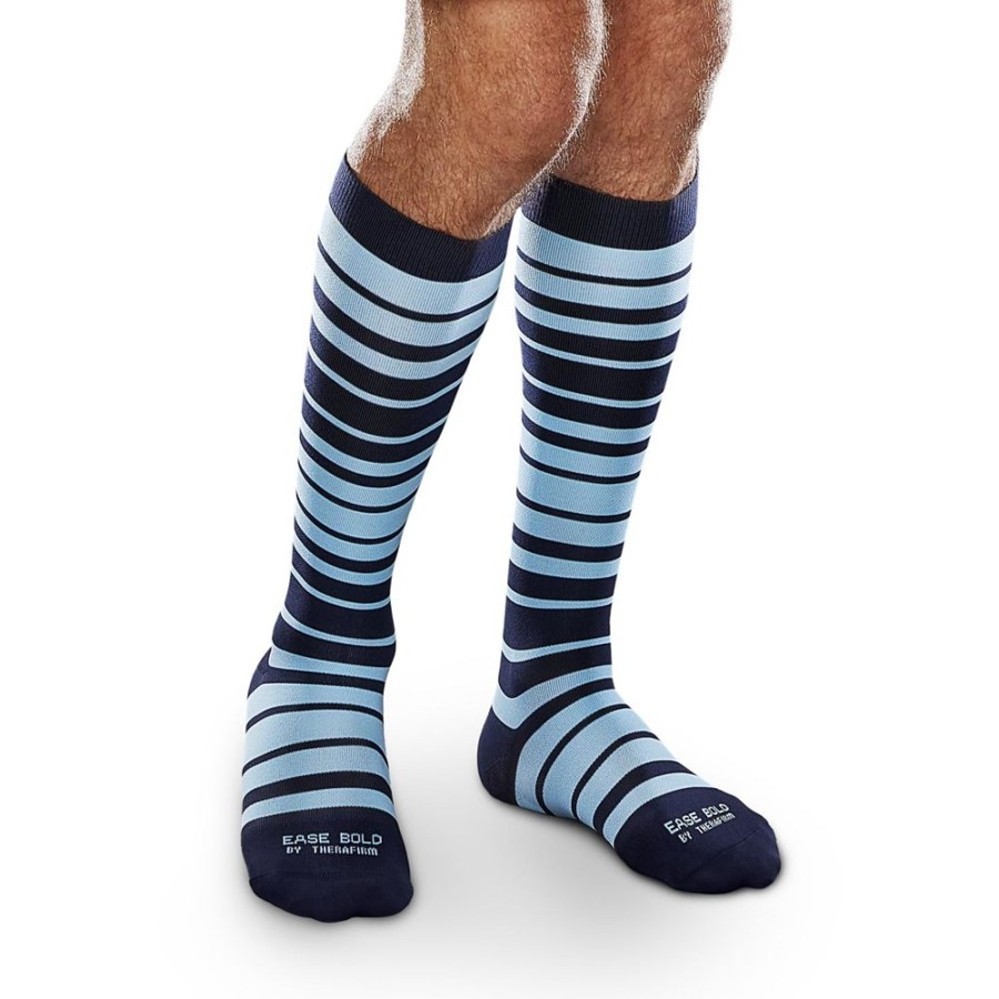 Travel Socks & Stockings Therafirm | Therafirm® Ease Bold Knee High 15-20 Mmhg