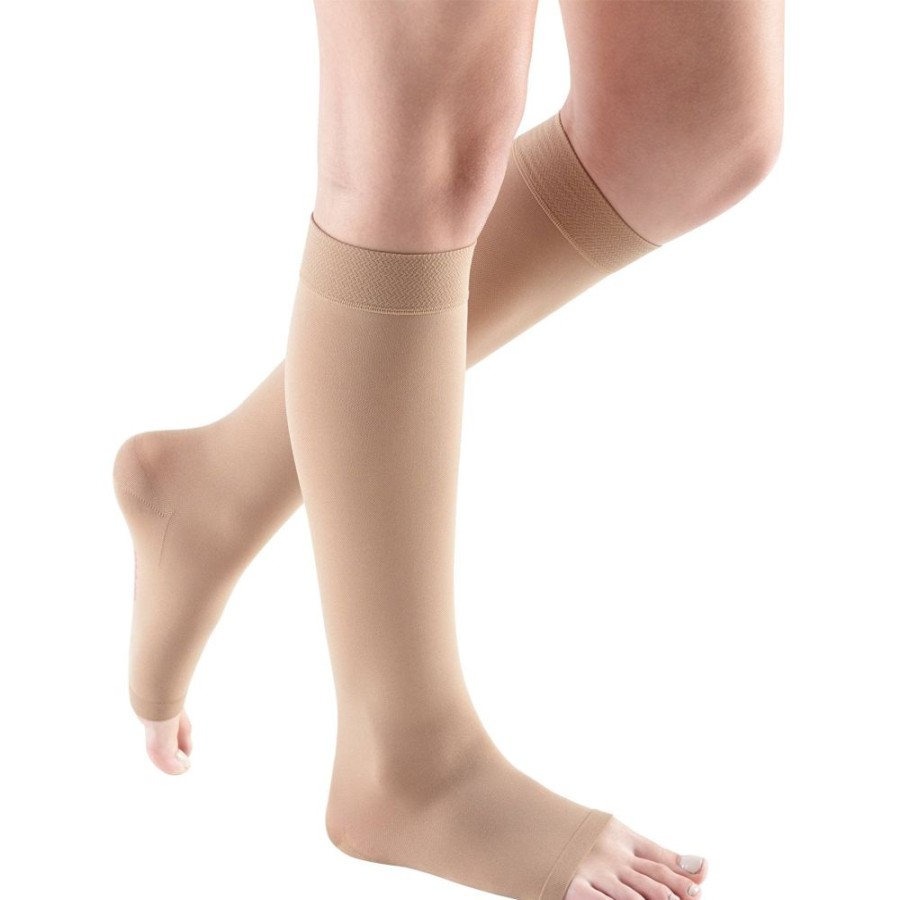 Wide & Full Calf Mediven | Mediven Comfort Knee High 30-40 Mmhg, Open Toe