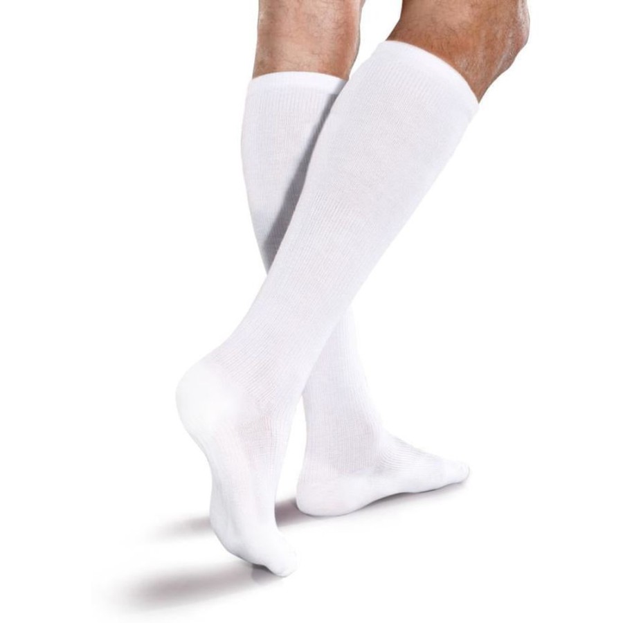 Travel Socks & Stockings Therafirm | Therafirm® Core-Spun Cushioned Knee High 15-20 Mmhg