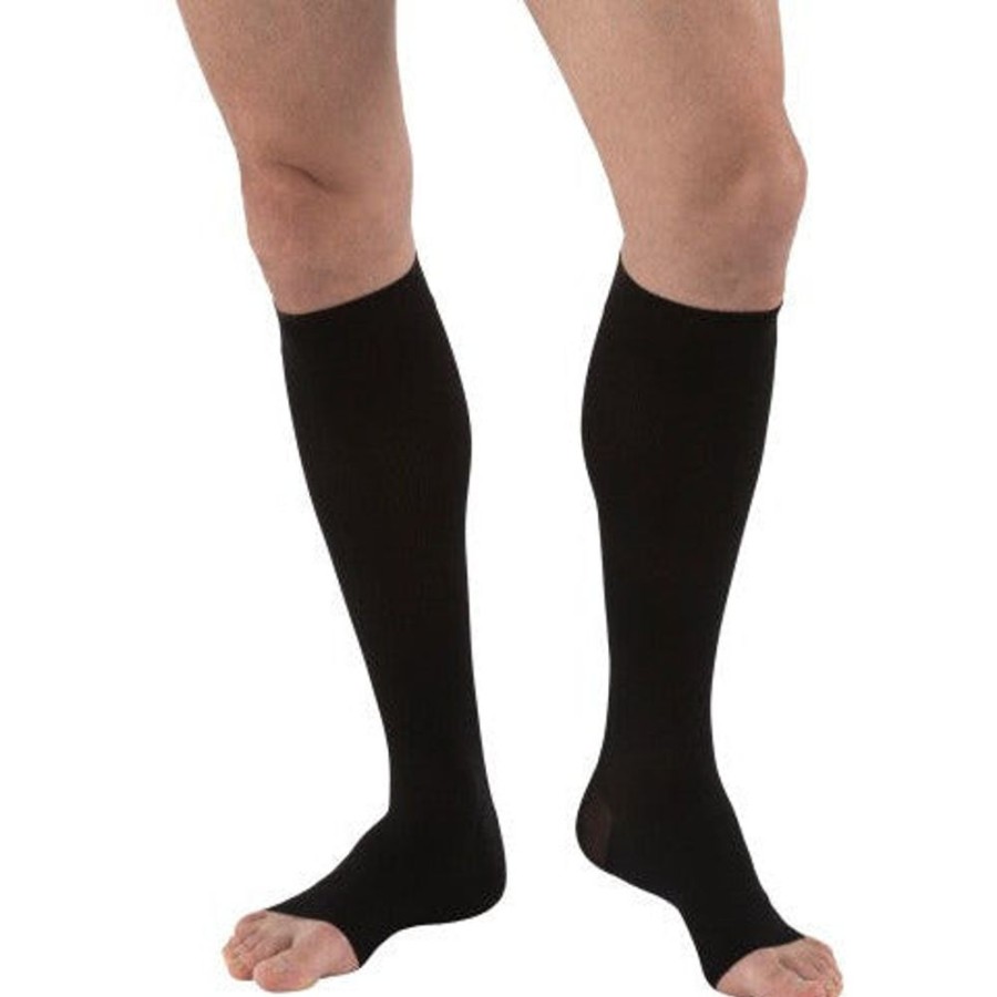 Men Jobst | Jobst® Formen Knee High 30-40 Mmhg, Open Toe Black