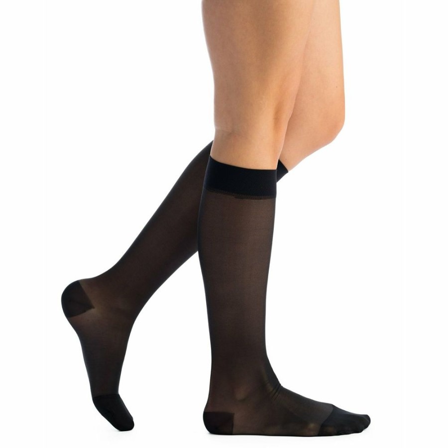 Wide & Full Calf EvoNation | Evonation Everyday Sheer 15-20 Mmhg Knee High