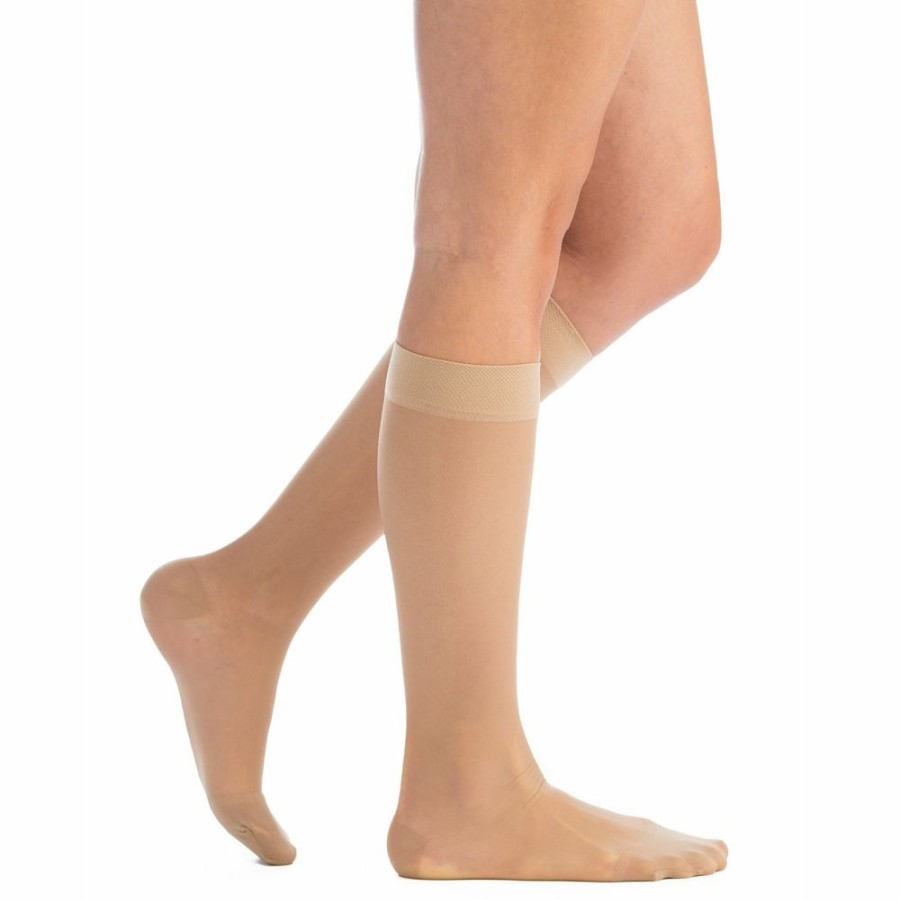 Wide & Full Calf EvoNation | Evonation Everyday Sheer 15-20 Mmhg Knee High