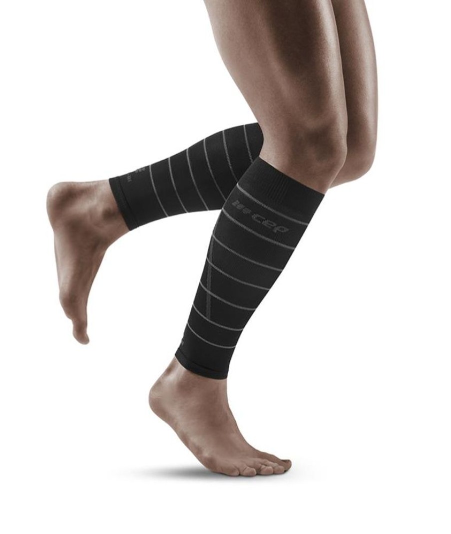 Athletic Compression Socks CEP | Cep Reflective Compression Calf Sleeves, Men