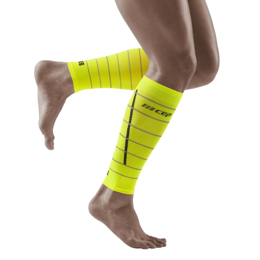 Athletic Compression Socks CEP | Cep Reflective Compression Calf Sleeves, Men