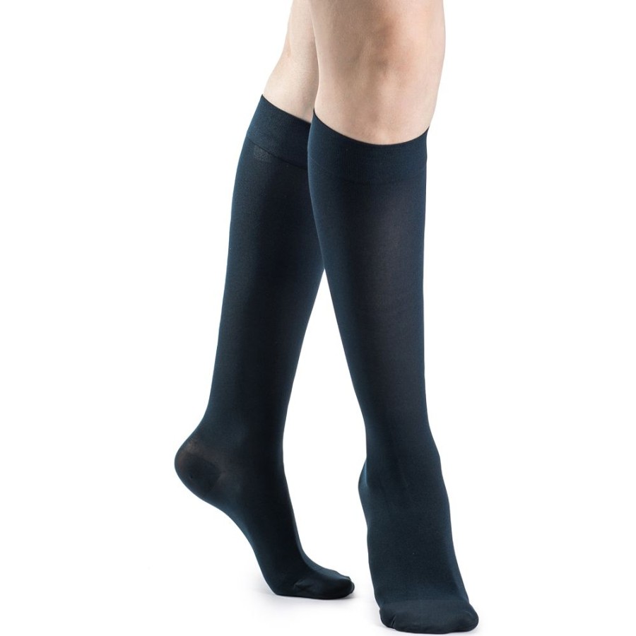 Wide & Full Calf Sigvaris | Sigvaris Soft Opaque Women'S Knee High 15-20 Mmhg